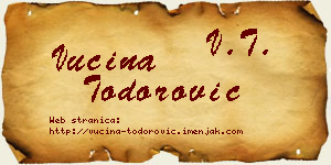 Vucina Todorović vizit kartica